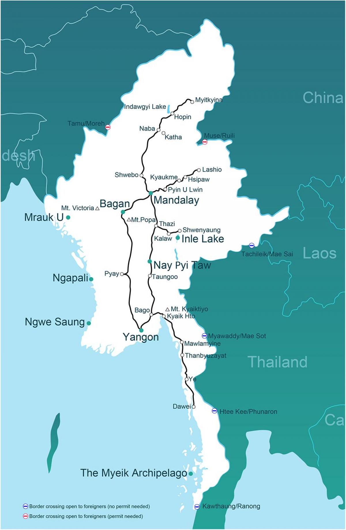Myanmar tren göster
