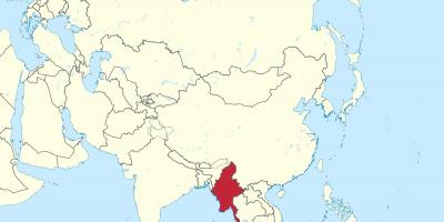 Dünya haritası, Myanmar Burma